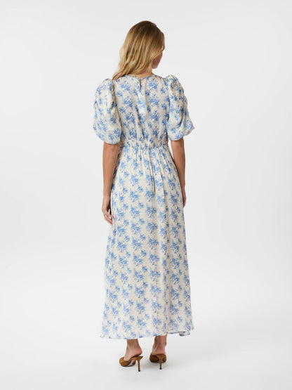 Kikka Wild Rose Dress - Light Blue