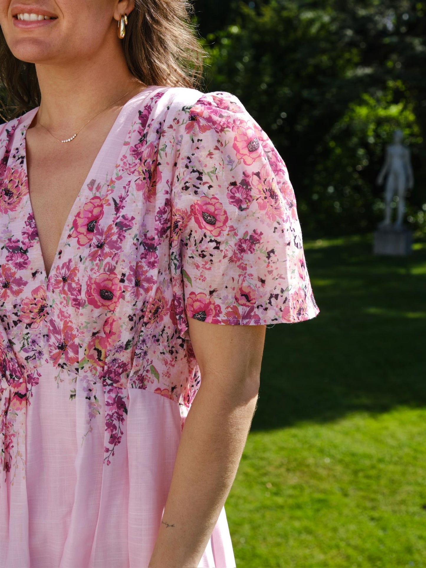 Serna Flower Print Dress