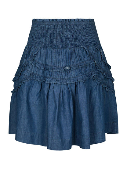 Maliah Denim Skirt - Blue