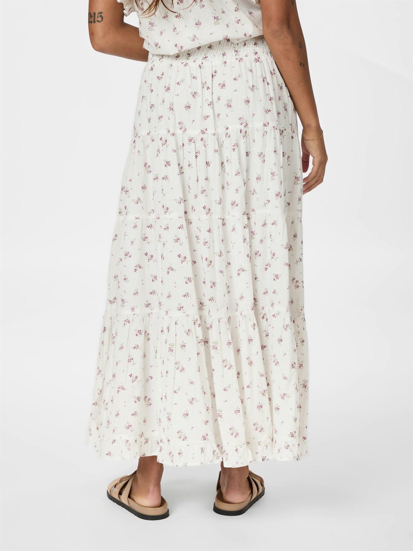 Asta Small Blossom Skirt - Creme