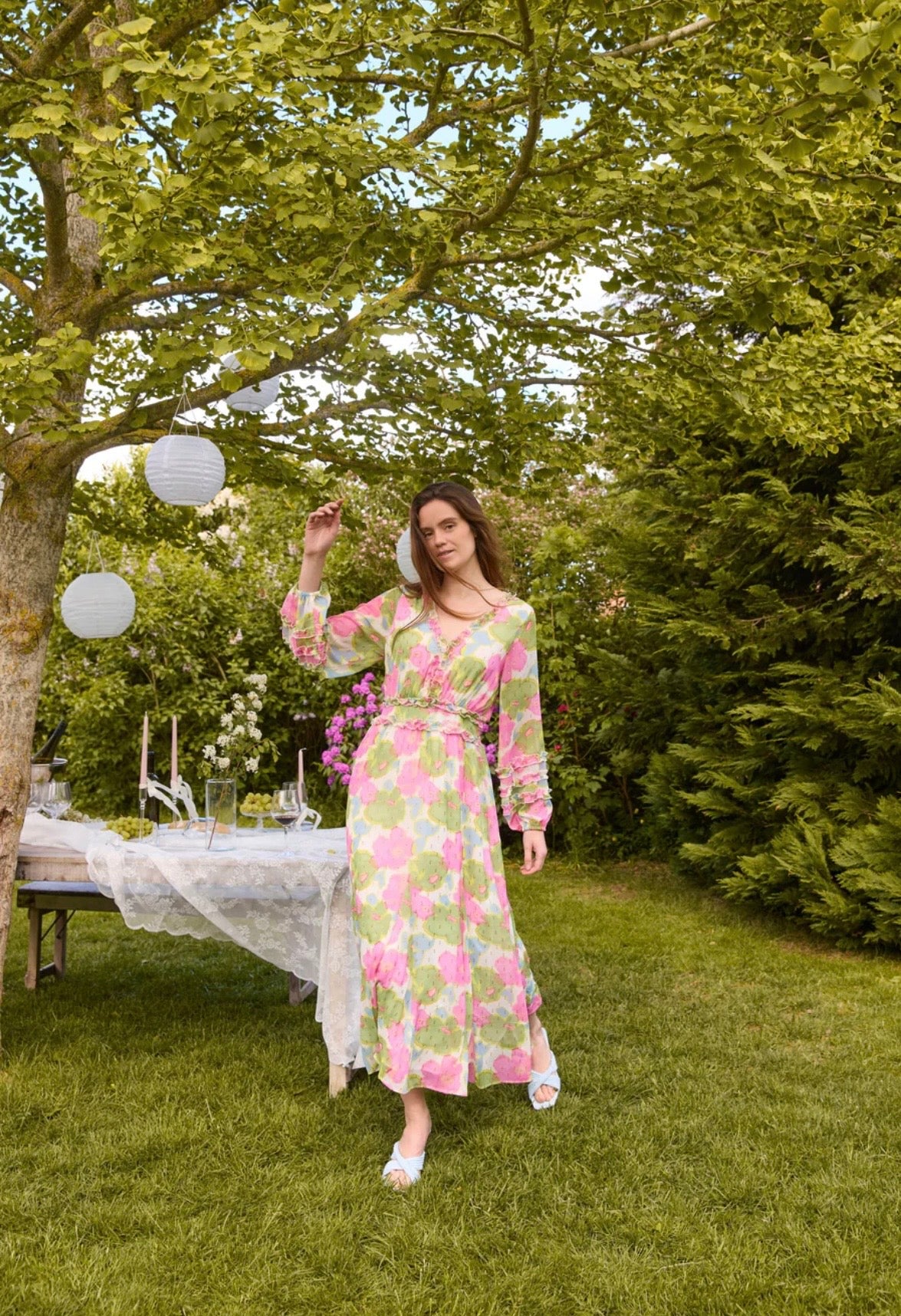 Indira Dress - Spruce