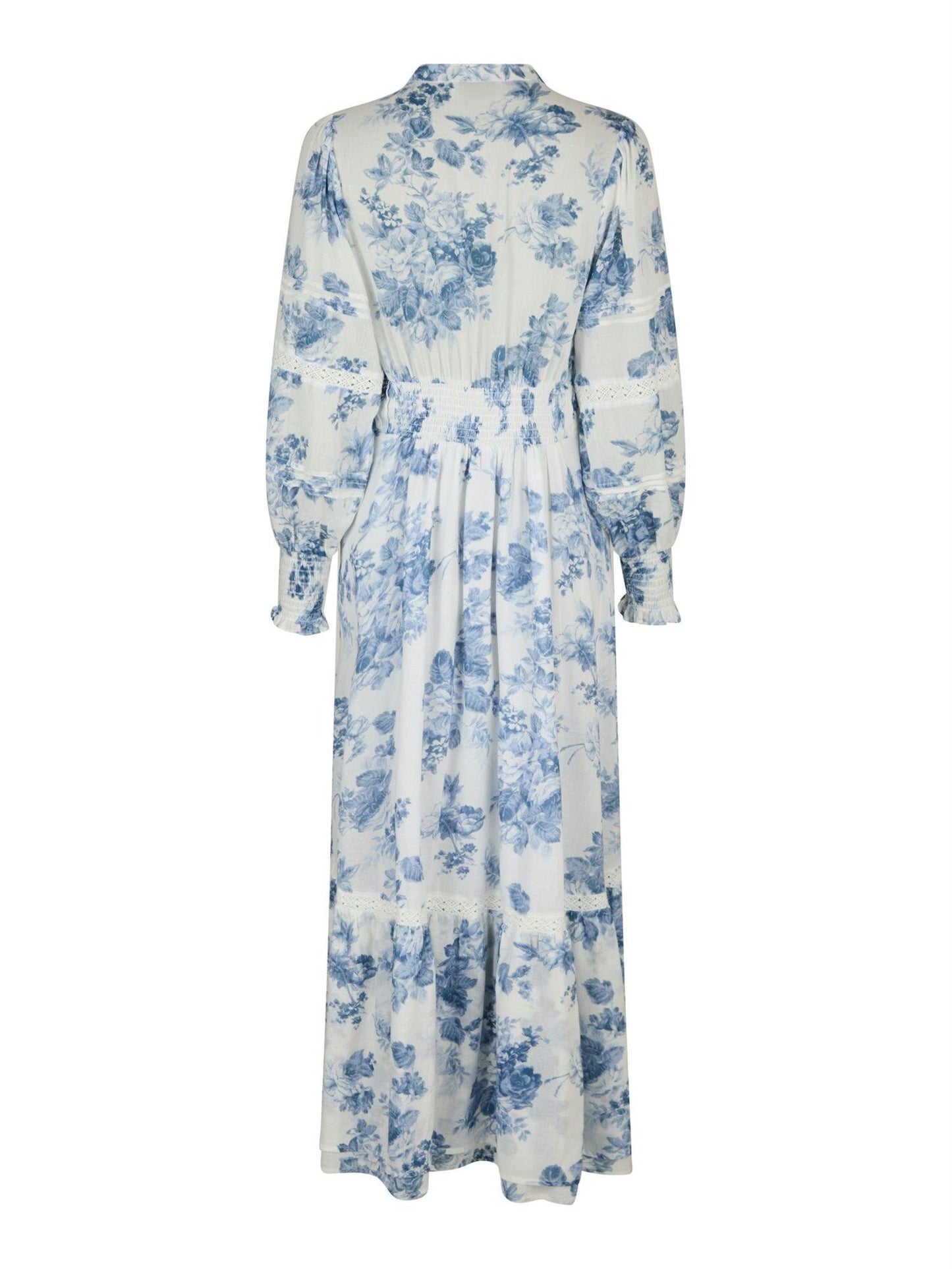 Colombia Flower Flow Dress -  Light Blue