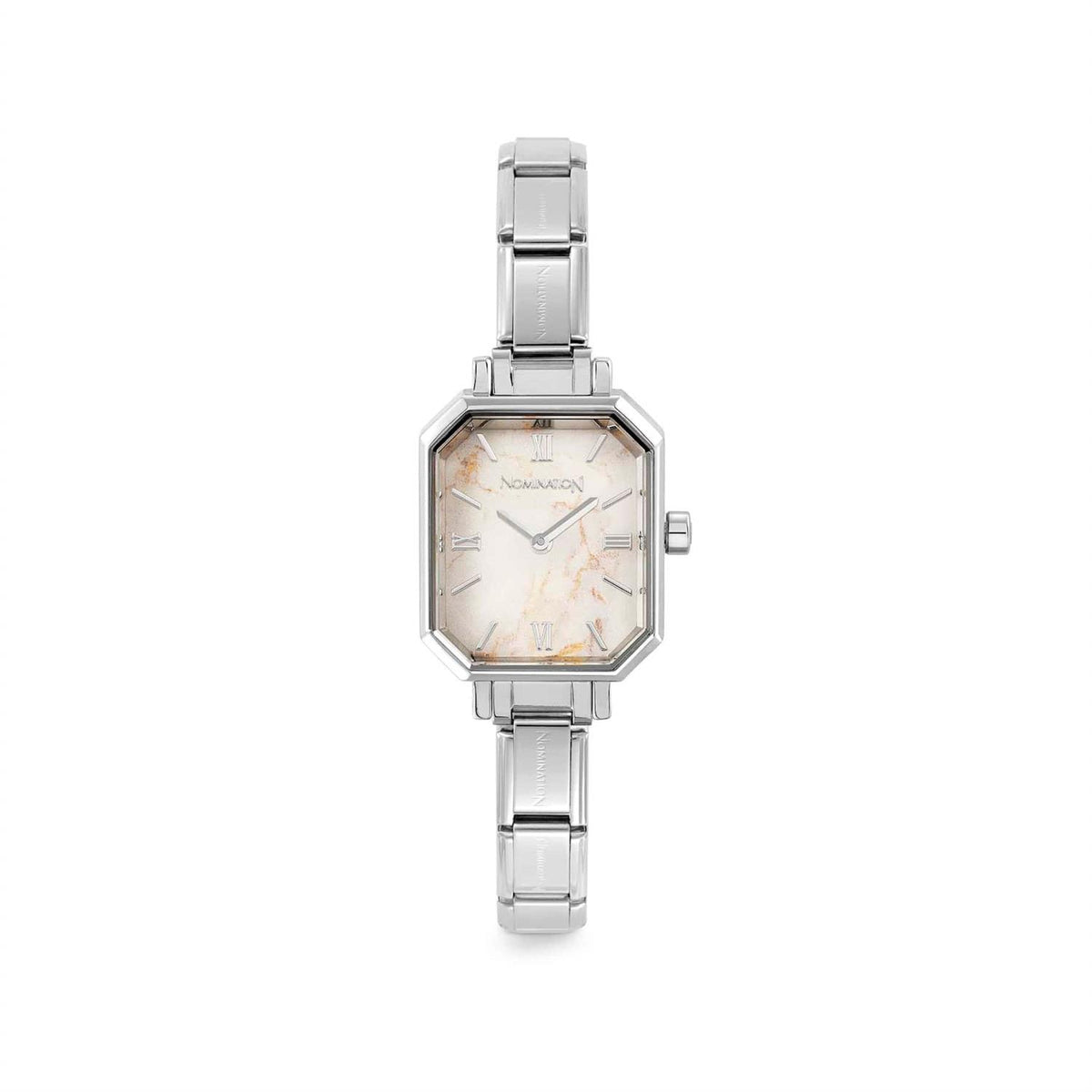 Rectangular Watch - Marble White