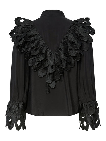 YASTONGA LS SHIRT SHOW  - BLACK