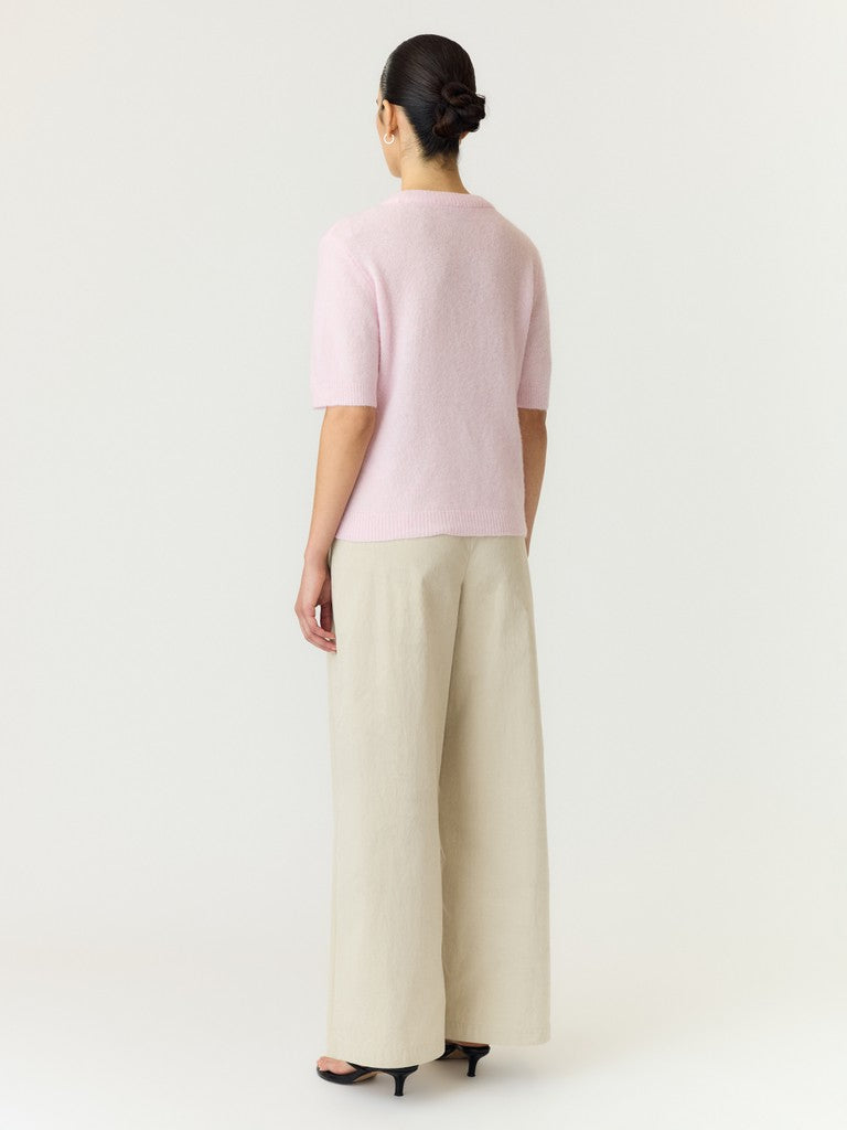 YASJOHI SS WOOL BLEND PULLOVER - PALE LILAC