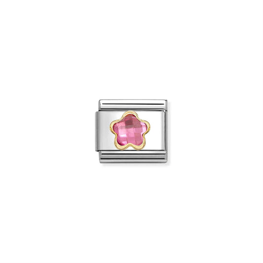 LINK, FUSCHIA FLOWER IN GOLD