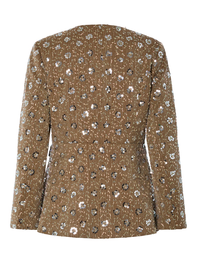 YASSOLLER LS BLAZER - TAUPE GRAY