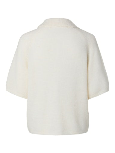 YASDURA 2/4 KNIT CARDIGAN - PRISTINE