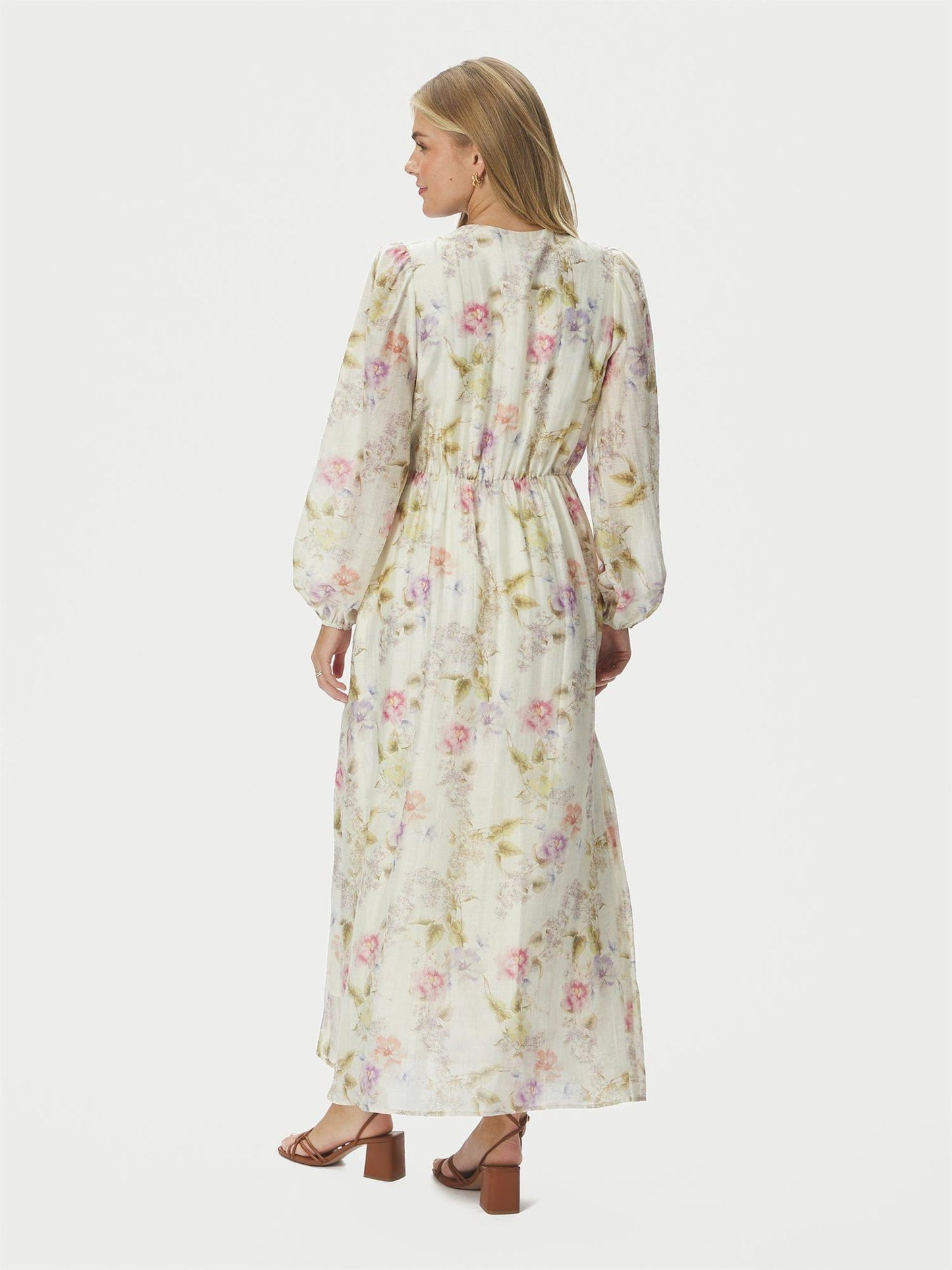 Silfi Vintage Flower Dress - Off White