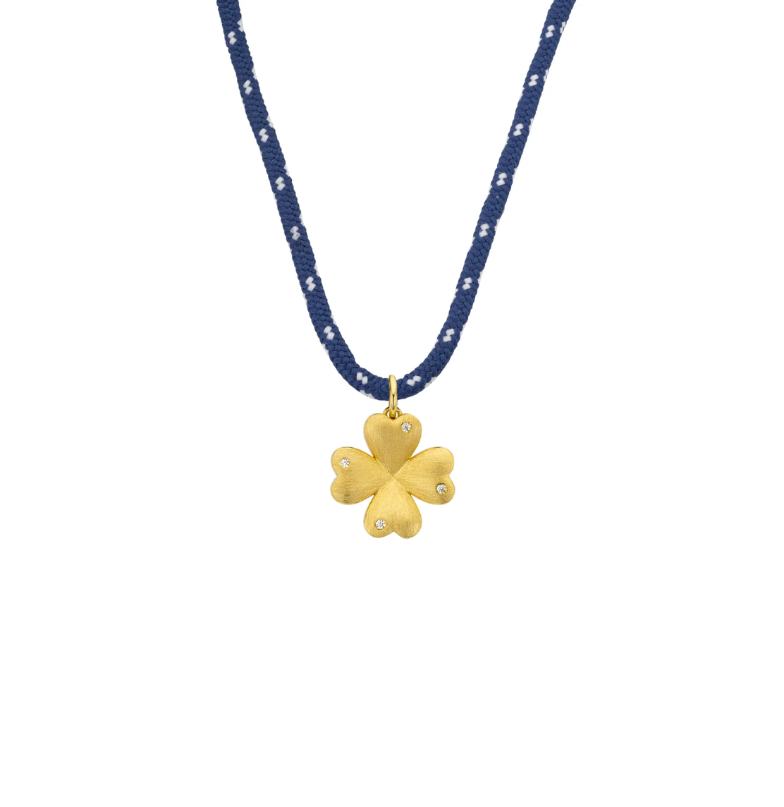 Navy Lucky Baby Necklace