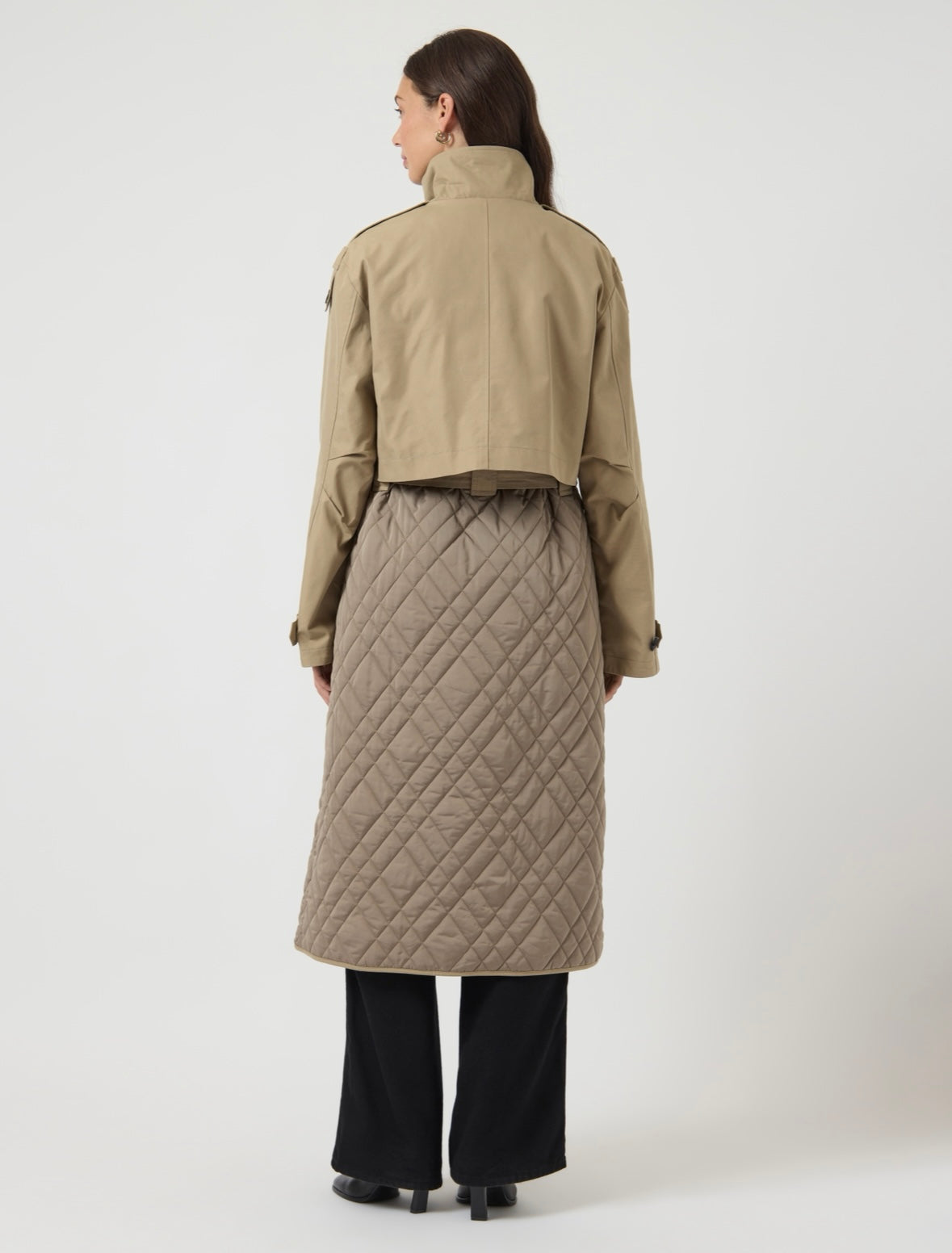 YASPRIXO LS COAT - SEPIA TINT