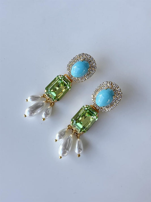 Palm Beach Lux - Turquoise / Peridot