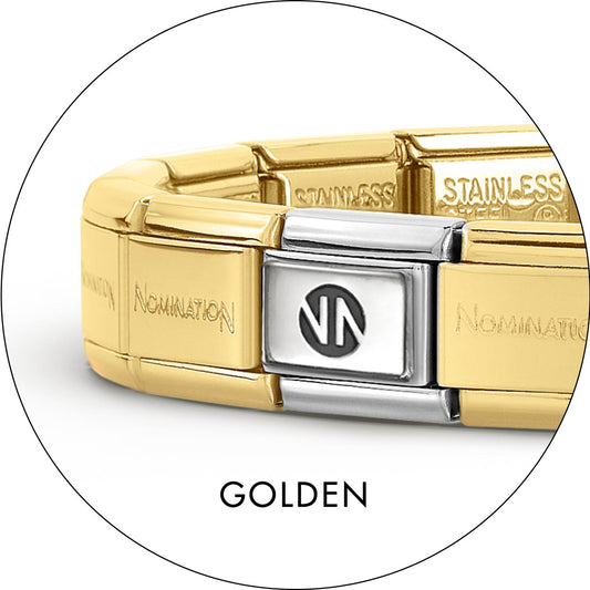 18 LINKS, COMPOSABLE CLASSIC BAND, GOLD PVD