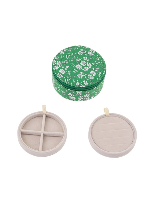 Jewelry Box Round mw - Liberty Capel Green