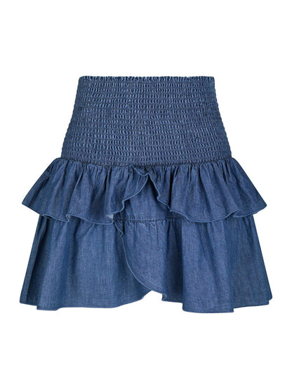 Carin Denim Skirt - Blue