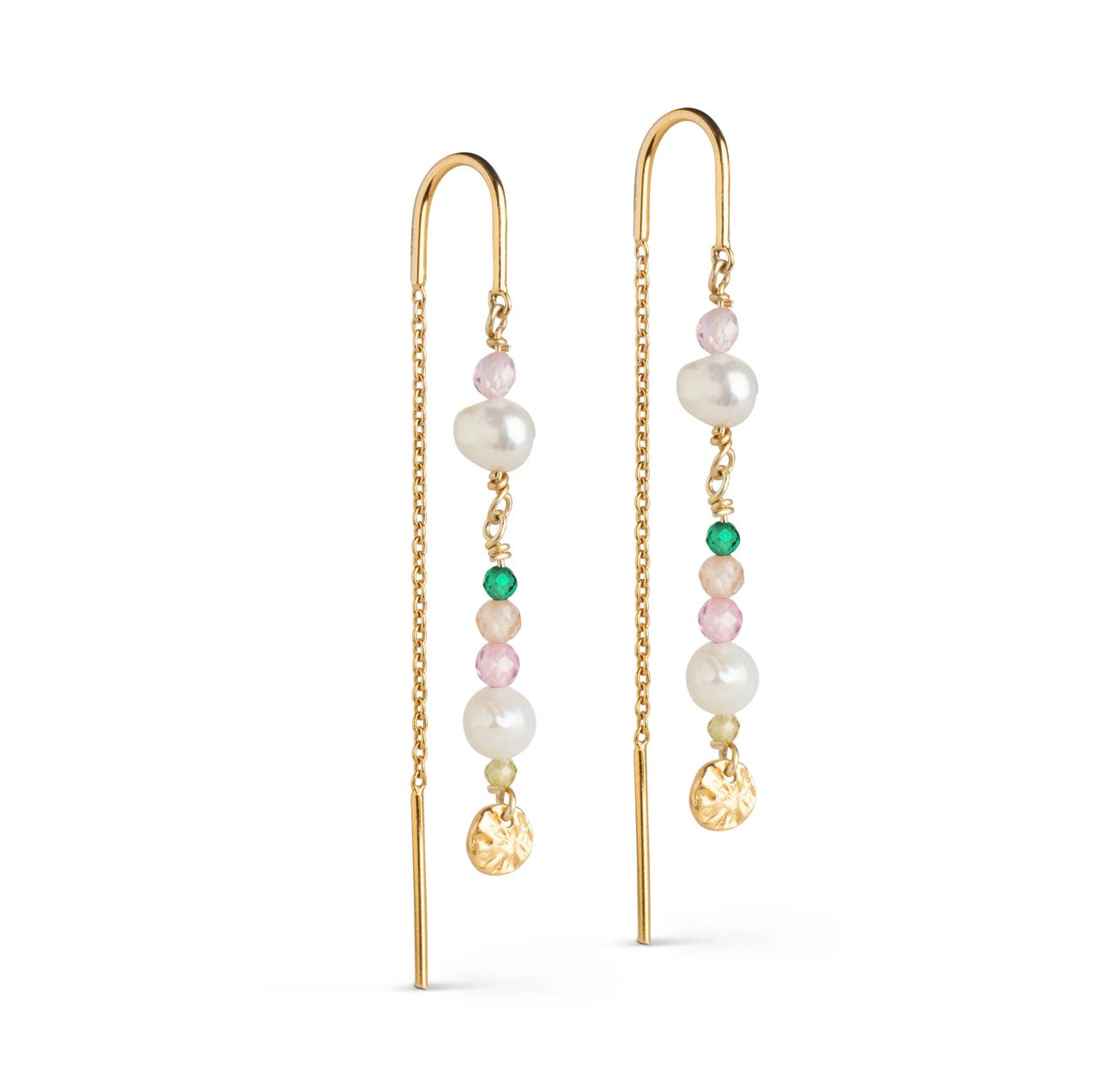 Sofia Pink/Green Earrings