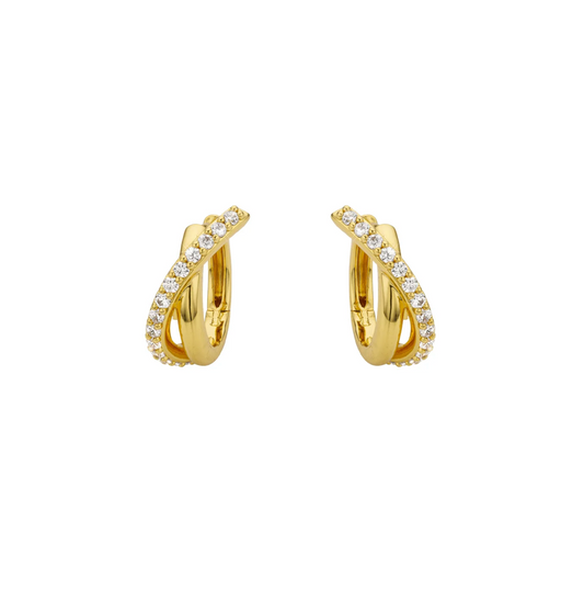 Ripple Hoop Earrings