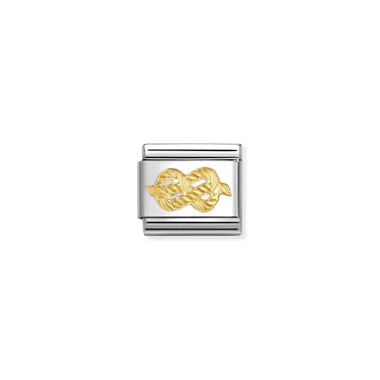LINK, GOLD INFINITY KNOT
