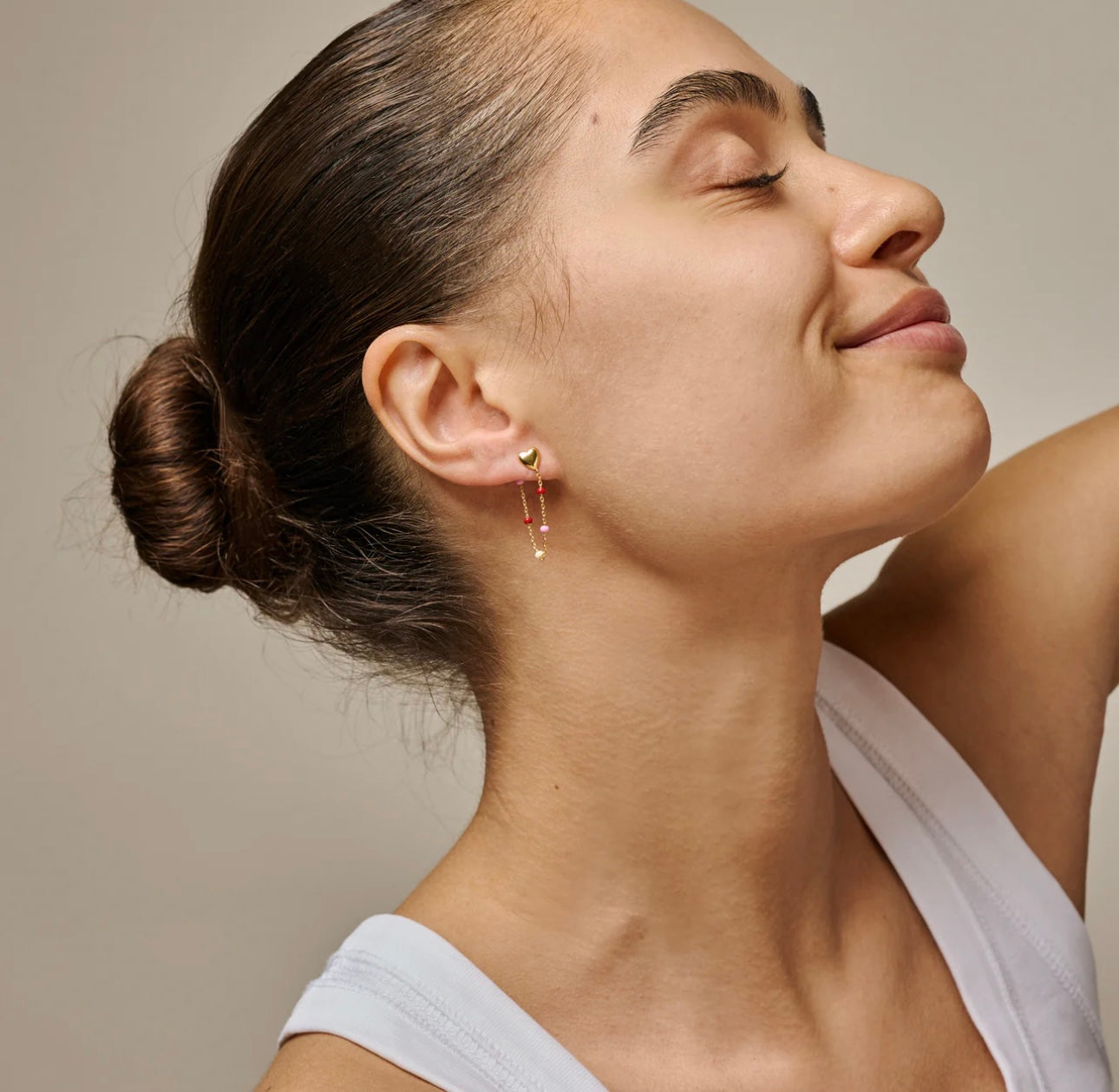 Lola Heart Rosie Earrings