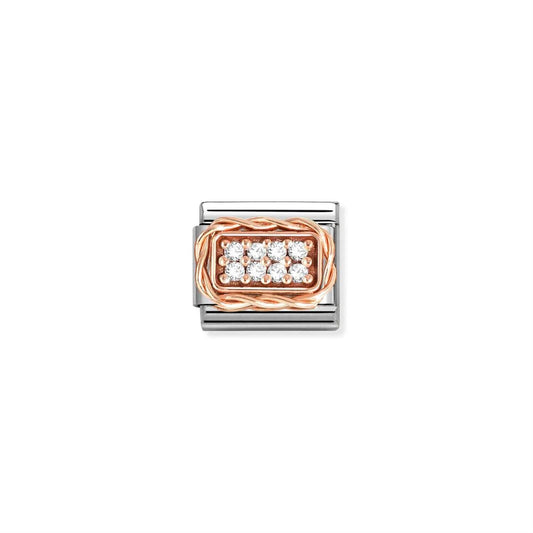 LINK, ROSEGOLD RICH PAVE