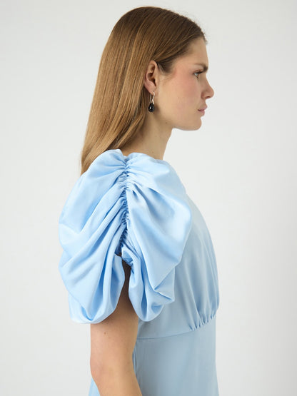 YASPELLA 2/4 LONG DRESS - SKYWAY