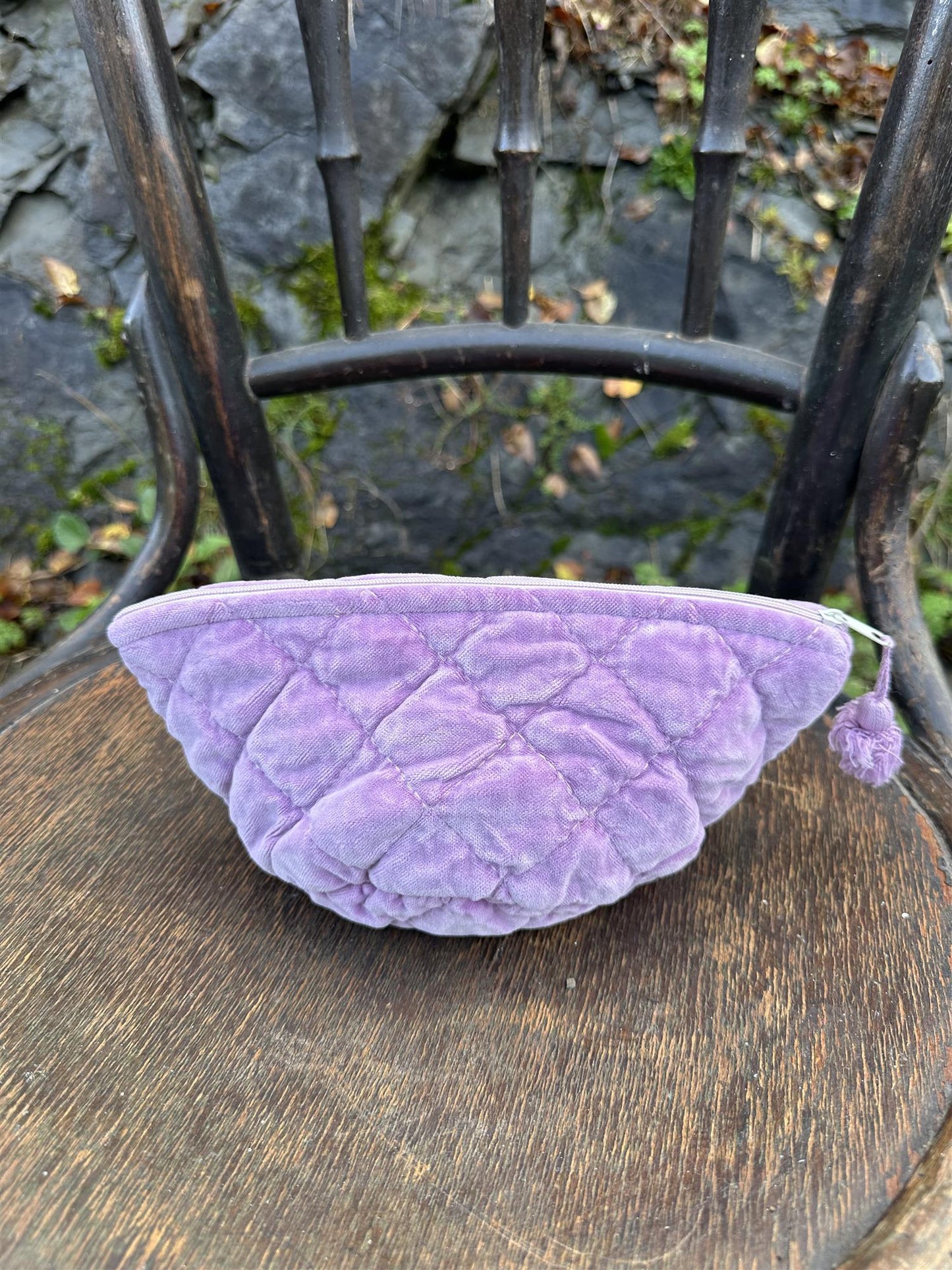 Sminkemappe Velur - Lilac