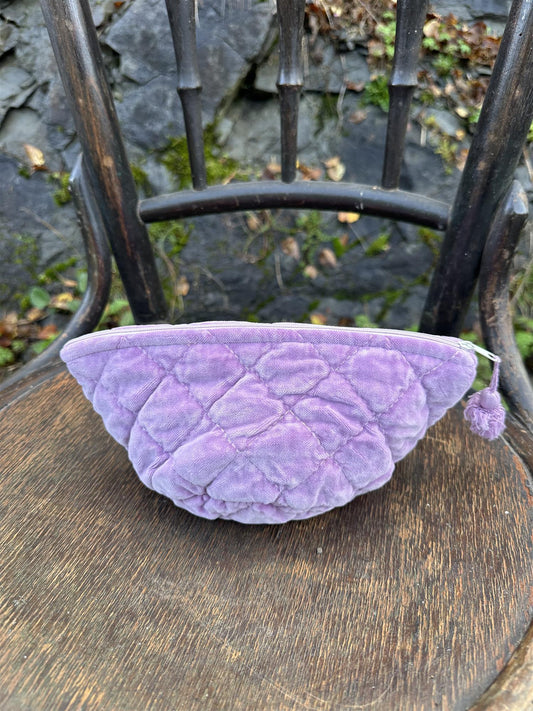 Sminkemappe Velur - Lilac