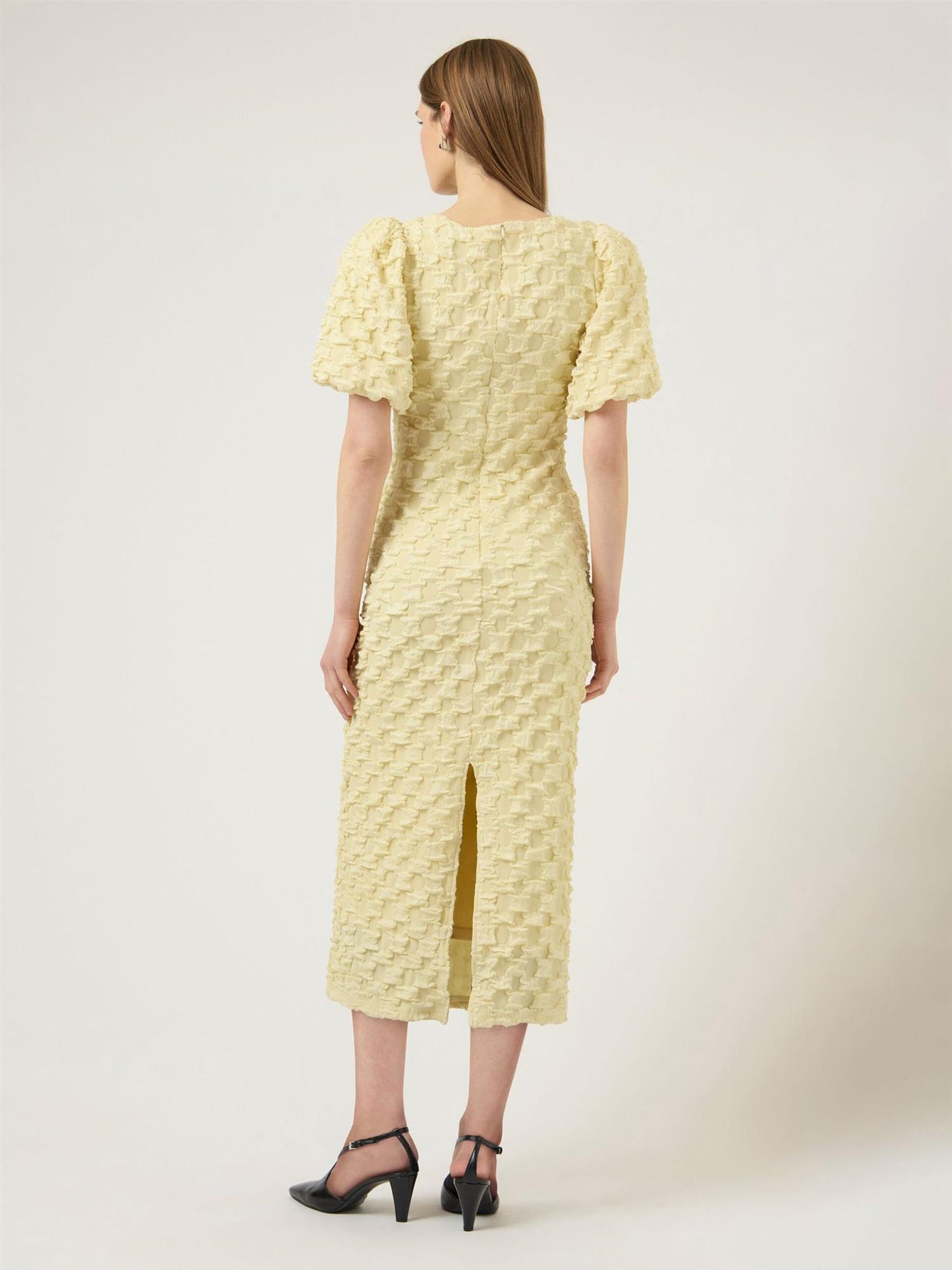 YASMIAMAJA 2/4 LONG DRESS - ANISE FLLOWER