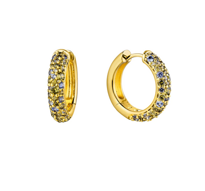 Grey Champagne Hoops