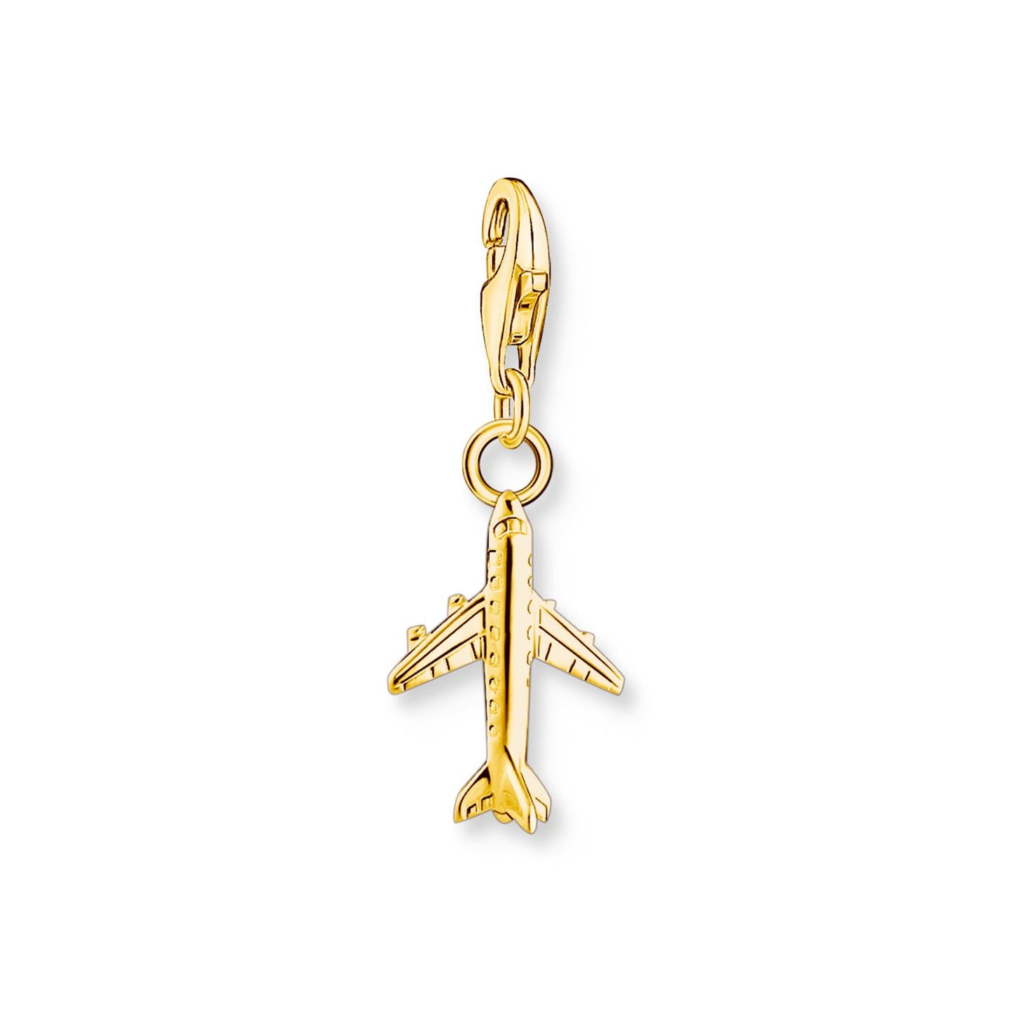 Charm Pendant Aeirplane Gold Plated