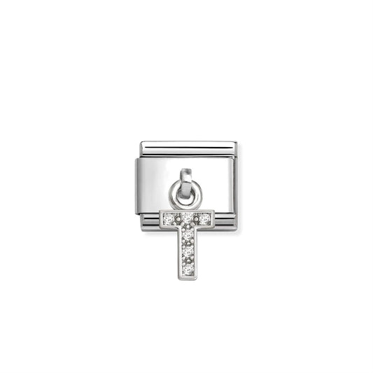 LINK, LETTER T PENDANT