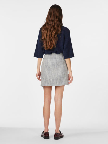 YASNORALI SHORT SKIRT - NAVY BLAZER