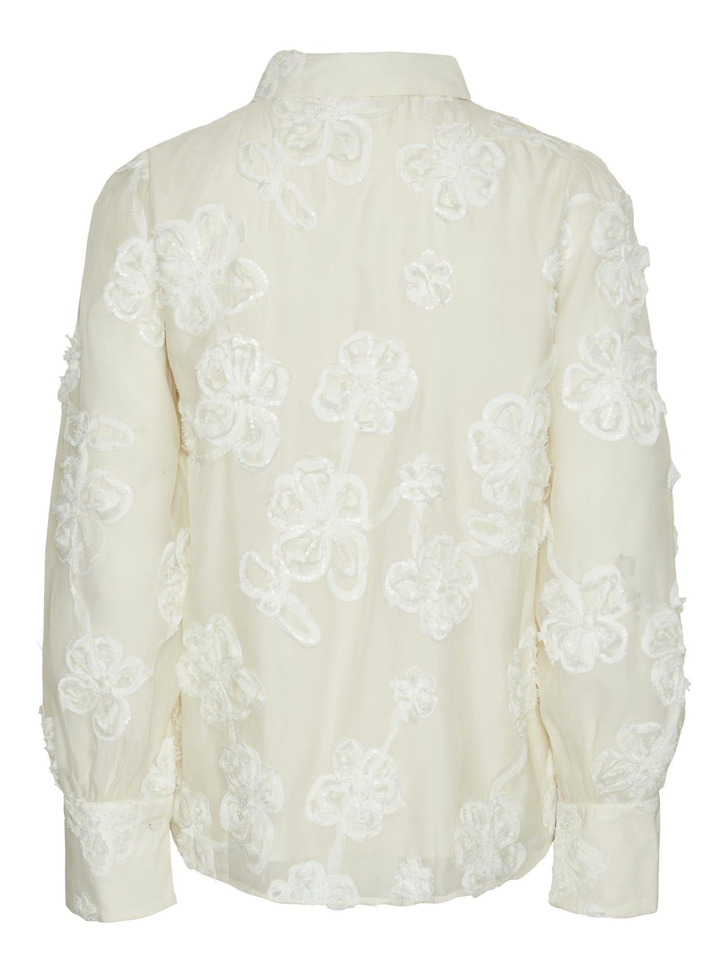 YASFRIMA LS SHIRT - GARDENIA