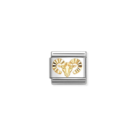 LINK, ARIES IN GOLD DIAMOND CUT (VÆREN)
