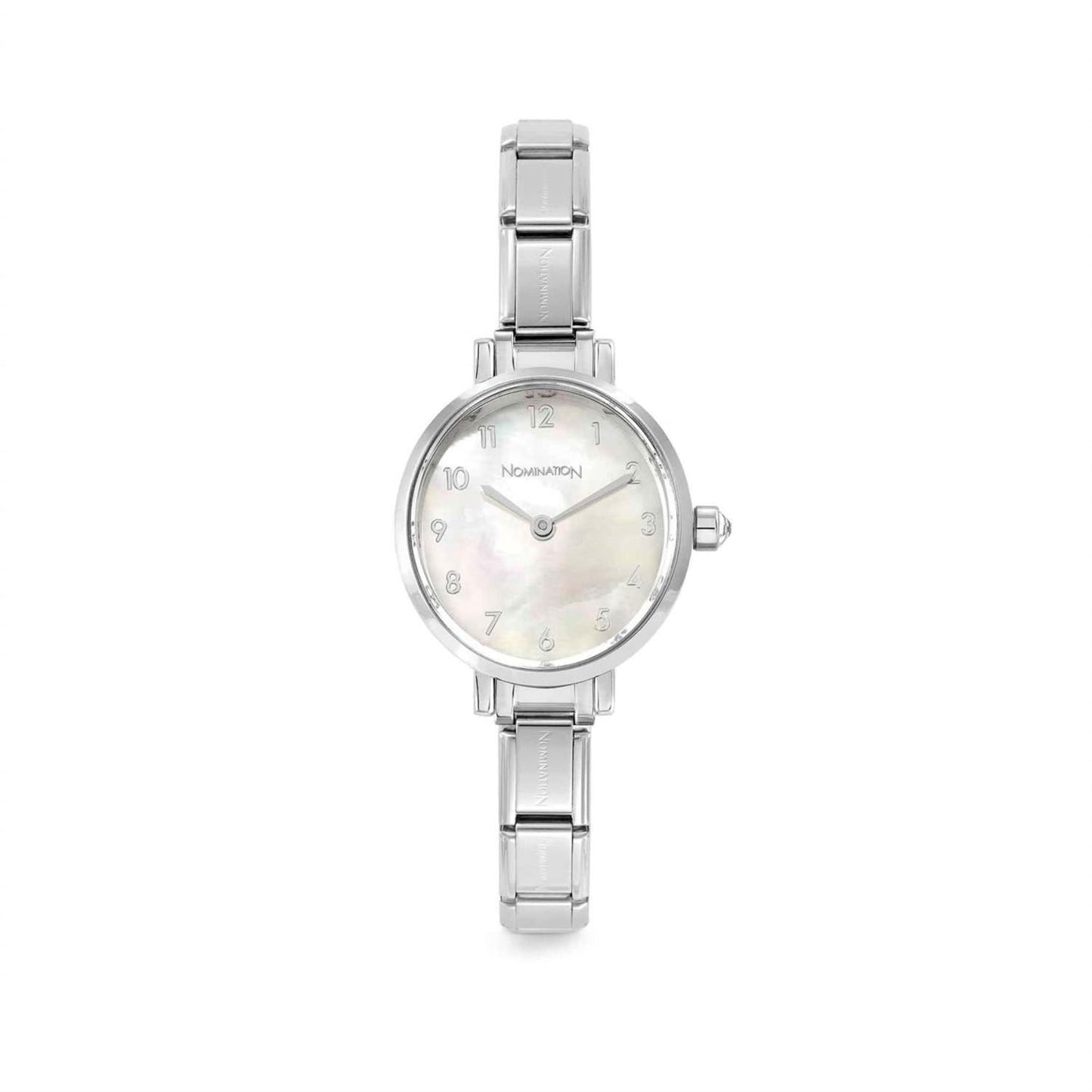Round Watch - Mother of Pearl / Silver