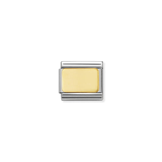 LINK, GOLD PLATE FOR ENGRAVING