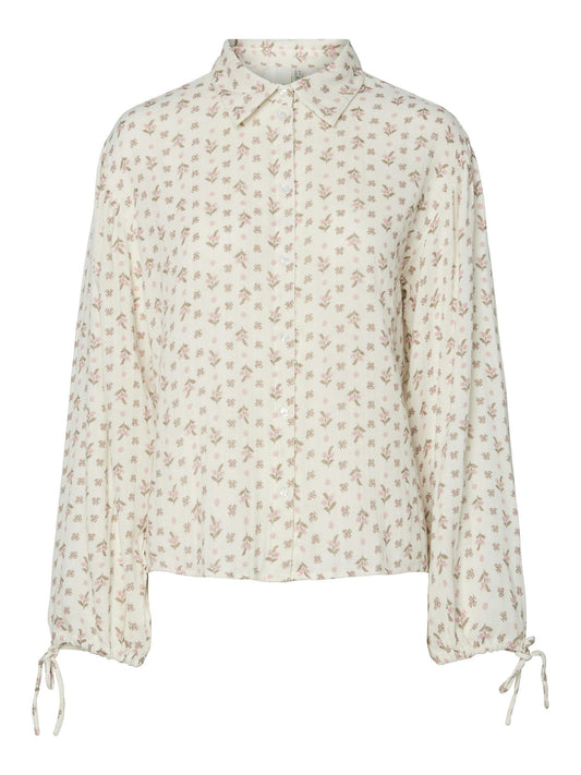 YASYONA LS SHIRT - STAR WHITE/YONA PRINT