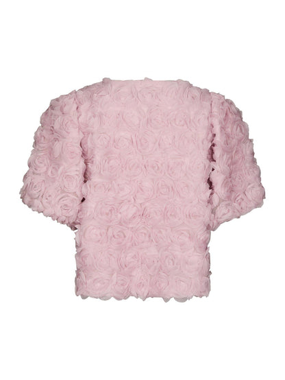 Aisa Flower Blouse - Rose