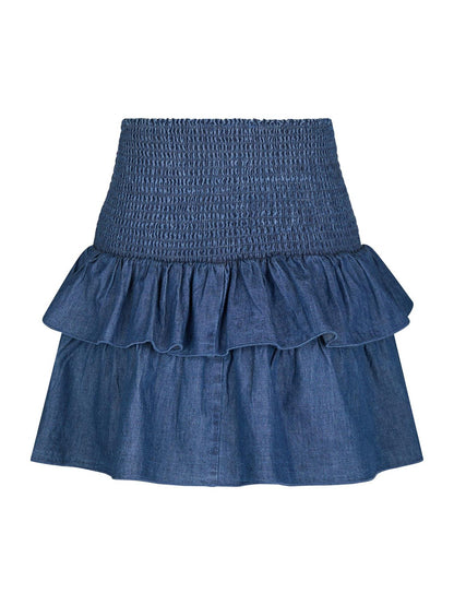 Carin Denim Skirt - Blue