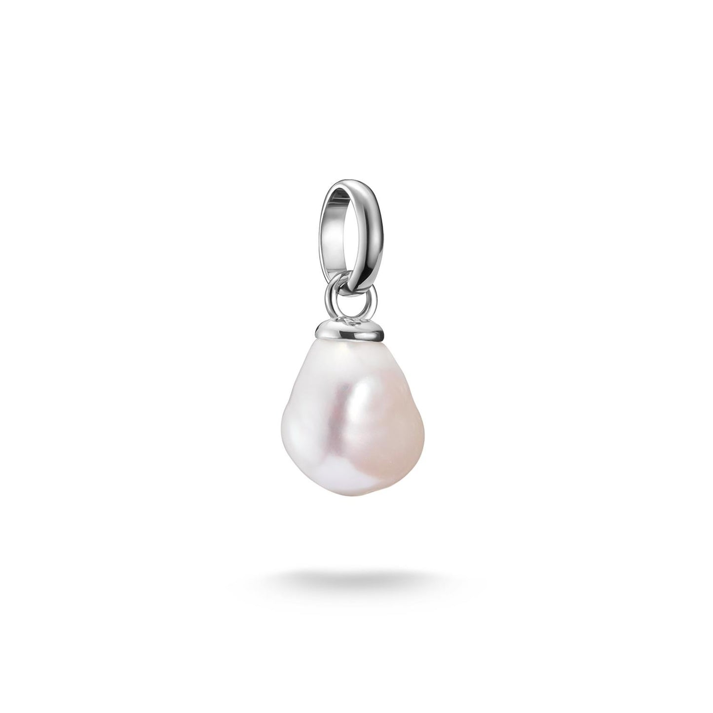 Charm Pendant Freshwater Pearl Connect Silver