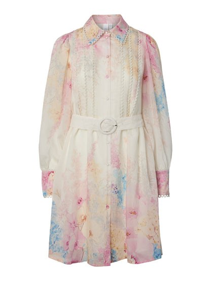YASFLORENCE LS SHORT DRESS