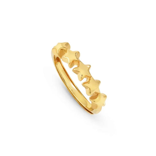 Armonica Adjustable Ring - Gold Stars