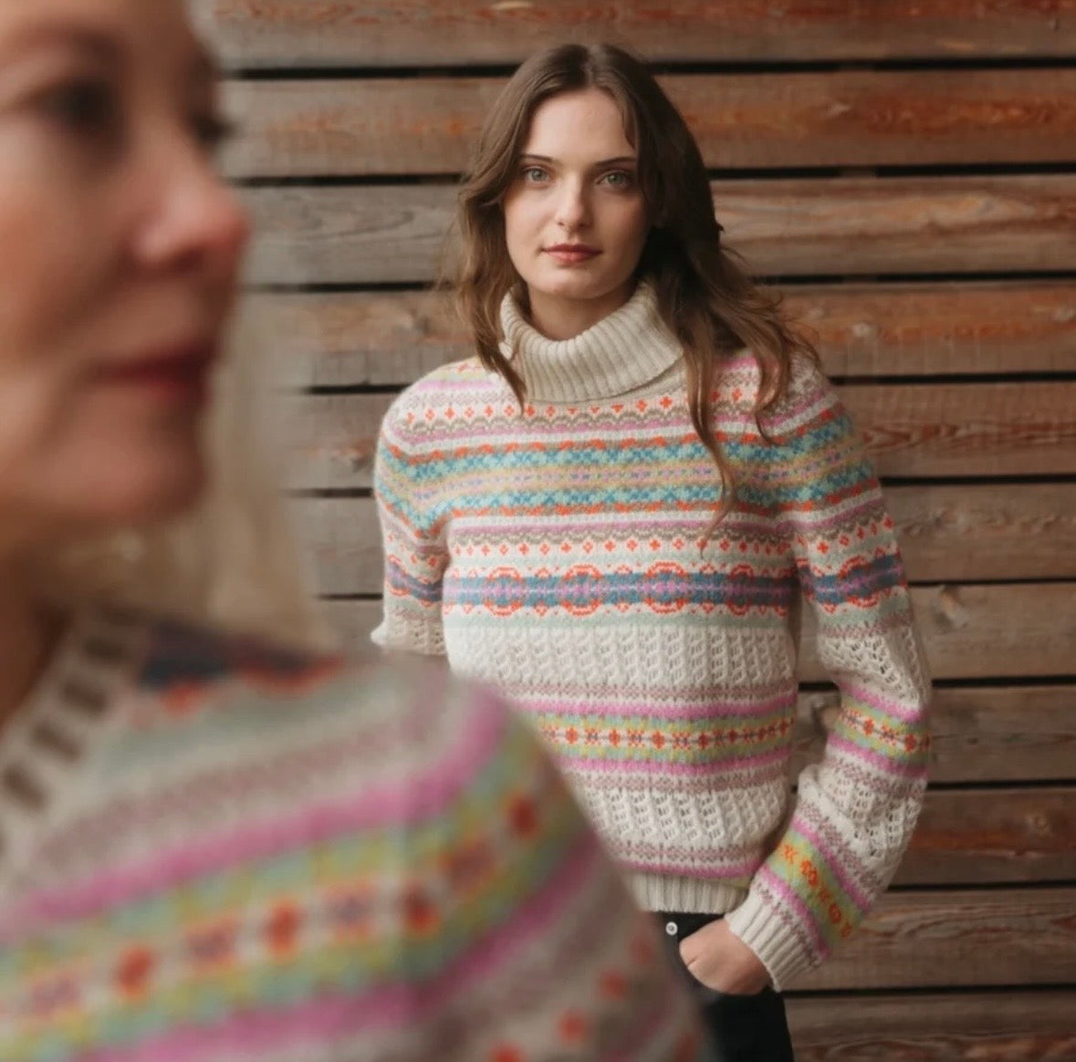 Kinross Cowl Neck Sweater - Melissa