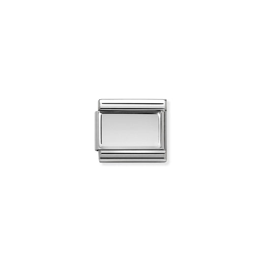 LINK, SILVER PLATE FOR ENGRAVING