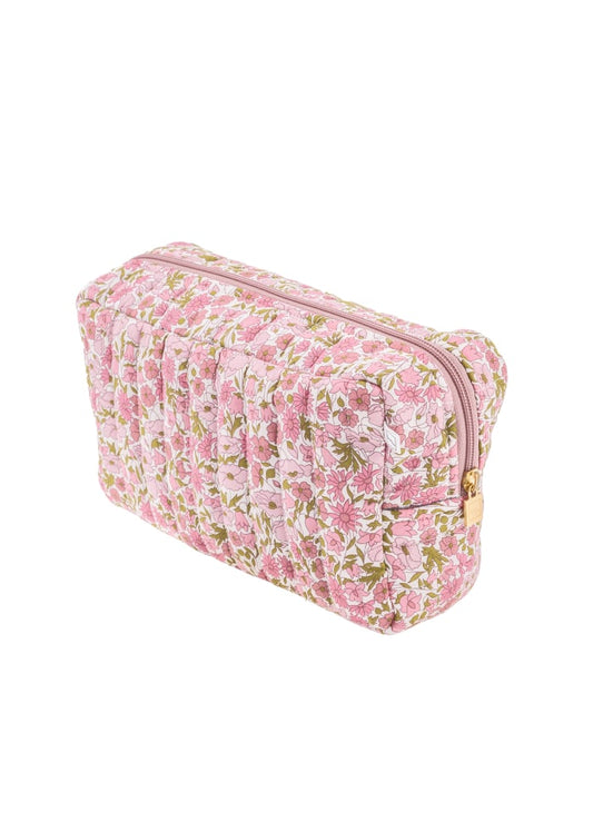 Pouch Square mw - Liberty Poppy & Daisy