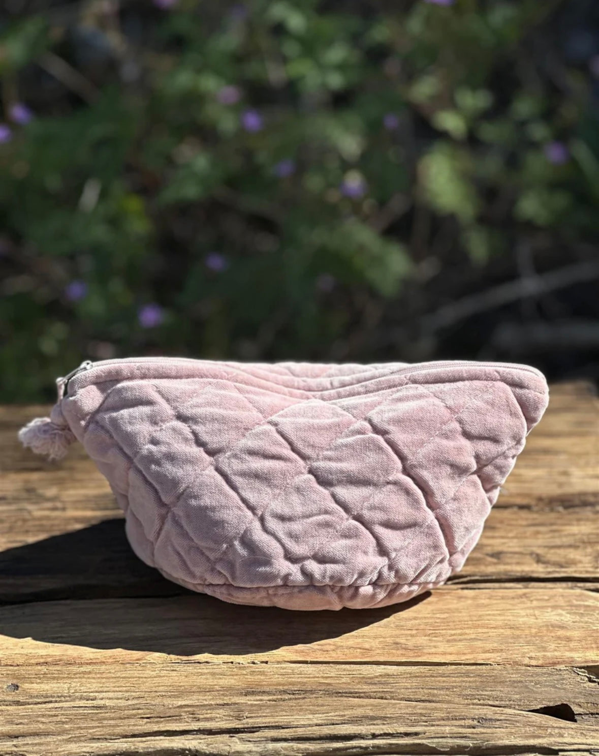 Sminkemappe Velur - Rosebud