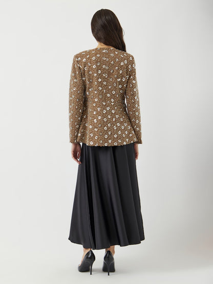 YASSOLLER LS BLAZER - TAUPE GRAY