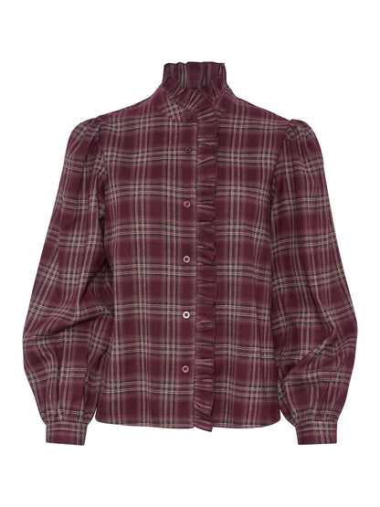 Charlotte Blouse - Wine