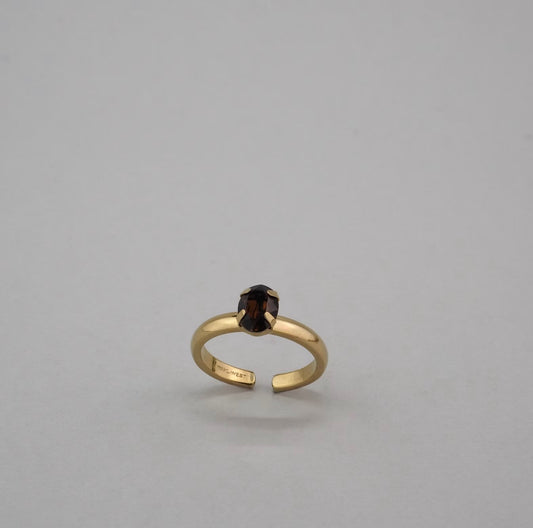 Oval Band Mousse Ring