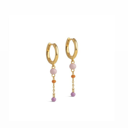 Lola Bold Blush Hoops